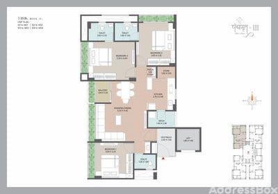 Panchamrut 3 Floor Plan