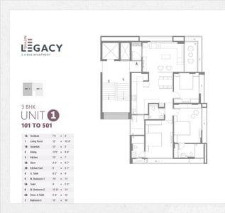 SHALIN LEGACY Floor Plan