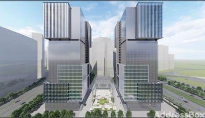 Shilp Twin Tower Exterior