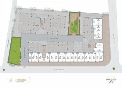 PRAGATI ONE - Commercial Floor Plan