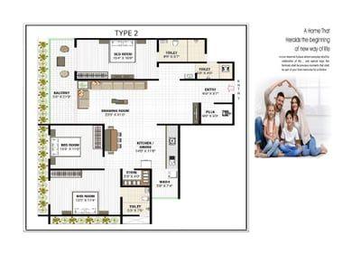 ARYAN IMPERIAL Floor Plan