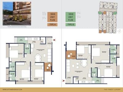 Satyamev Royal 5 Floor Plan