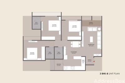 LALJI LUMINOUS Floor Plan