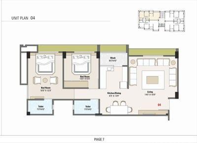 Parshwa Platinum Floor Plan