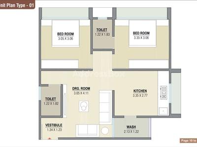 DIVYLAKSH ELEGANCE Floor Plan