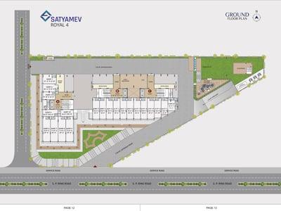SATYAMEV ROYAL 4 - Commercial Floor Plan