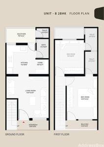 Shiv Sai Duplex Floor Plan