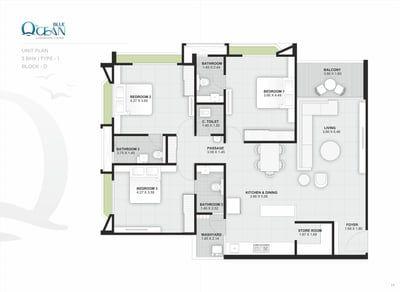 BLUE OCEAN - Residential Floor Plan