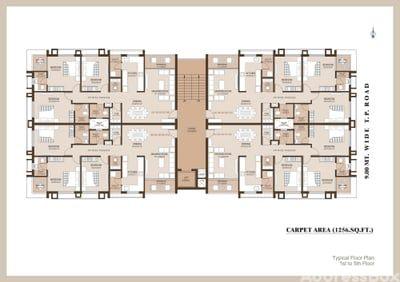 Moonvihar Flats Floor Plan