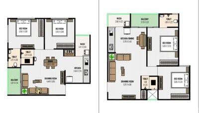 SHYAM HEIGHT-2 Floor Plan