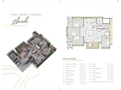 DEV AASHISH THE GATE X Floor Plan