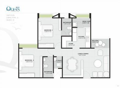 BLUE OCEAN - Residential Floor Plan