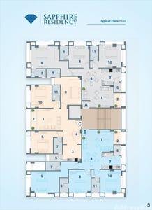 SAPPHIRE RESIDENCY Floor Plan