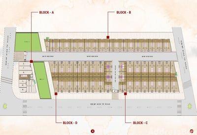 RADHE KRISHNA GOLD COMMERCIAL AND INDUSTRIAL ESTATE Cluster Plan