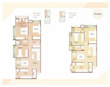 GUNJAN FLAT Floor Plan
