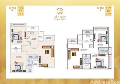 Al Hamd Residency Floor Plan