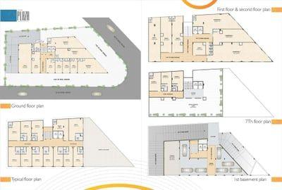 PUSHTI PLAZA Floor Plan