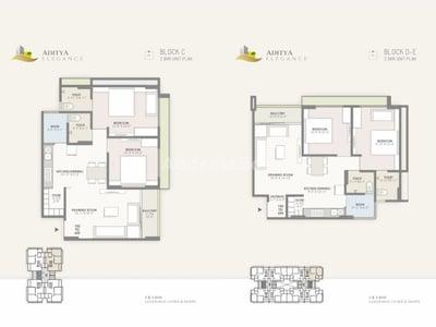 ADITYA ELEGANCE Floor Plan