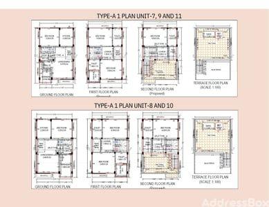 SARATHI BUNGALOWS Floor Plan