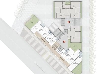 MONEY PLANT RESIDENCY - Commercial Floor Plan