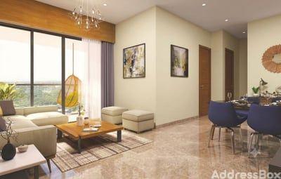 RADHE SKYLINE - 2 Living Room