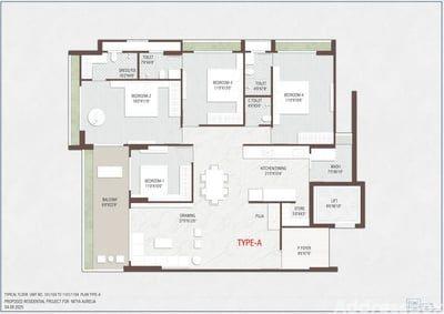 Nitya Aurelia Floor Plan