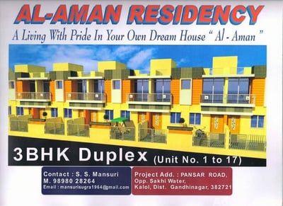 Residential Projects by Mansuri Sugra Sattarbhai | Al Aman Residency
