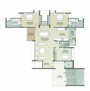 3 BHK Flats / Apartments for Sale in Ambli Ahmedabad | AURUM HEIGHTS