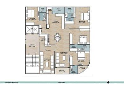 Khushroo Residency Floor Plan