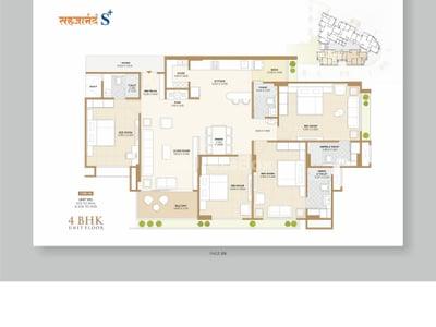 Sahajanand S Plus Floor Plan