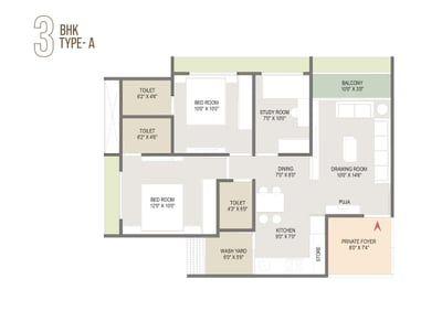 PAARIJAT AAMRA Floor Plan