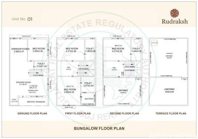 RUDRAKSH BUNGALOWS Floor Plan