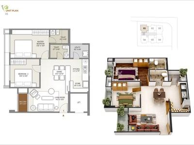 Suryansh Serenity Floor Plan