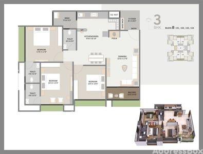 BHAKTIKUNJ HERITAGE Floor Plan