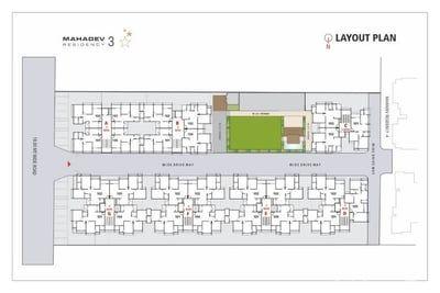 MAHADEV RESIDENCY 3 - Commercial Floor Plan