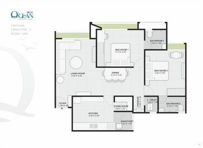 BLUE OCEAN - Residential Floor Plan