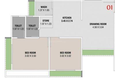 RADHIKA SKYVIEW Floor Plan