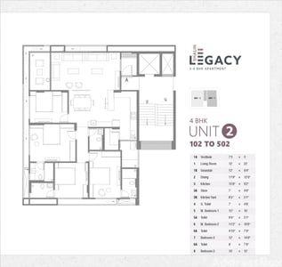 SHALIN LEGACY Floor Plan