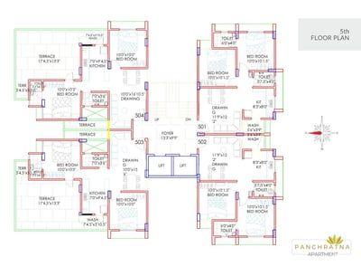 PANCHRATNA APARTMENT Floor Plan