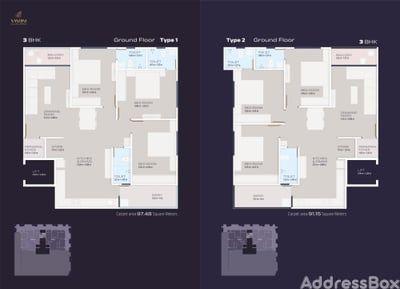 NANDINI LUXURIA Floor Plan