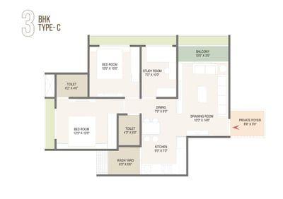 PAARIJAT AAMRA Floor Plan