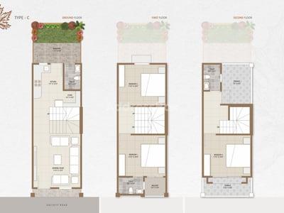 Maple Bunglows - 3 Floor Plan