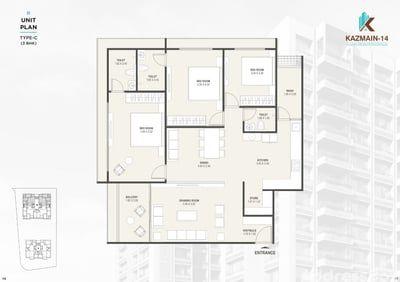 KAZMAIN-14 Floor Plan