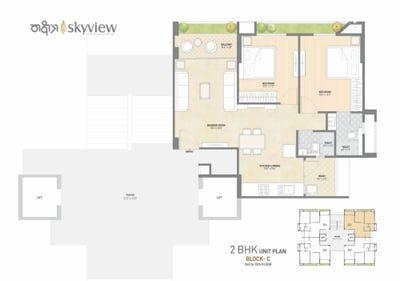NAKSHTRA SKYVIEW Floor Plan