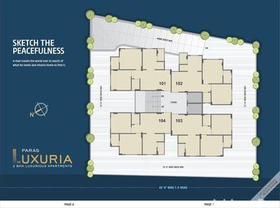 Paras Luxuria Master Plan