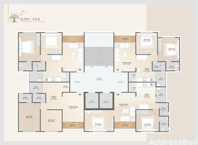 ARYAMAN KALPVRUKSH Floor Plan