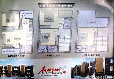 MARJAN DUPLEX Floor Plan