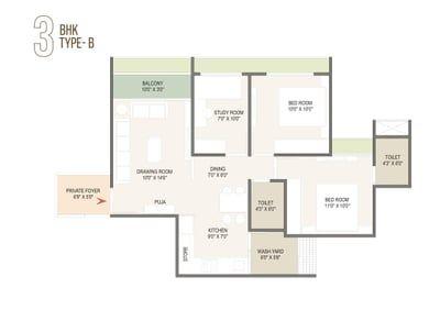 PAARIJAT AAMRA Floor Plan