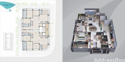 ADINATH RESIDENCY Floor Plan
