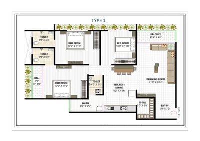 ARYAN IMPERIAL Floor Plan